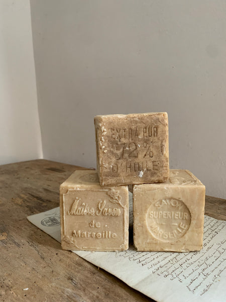 Vintage Savon de Marseille Cubed Soaps