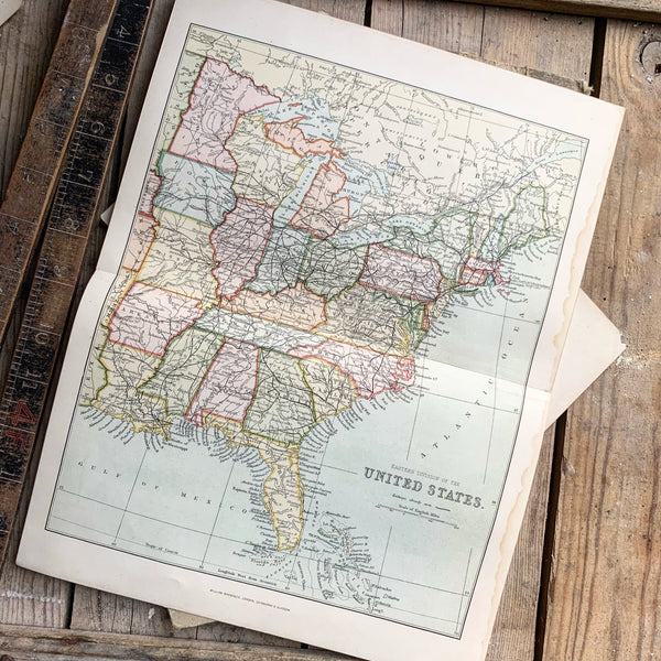 Vintage United States Map