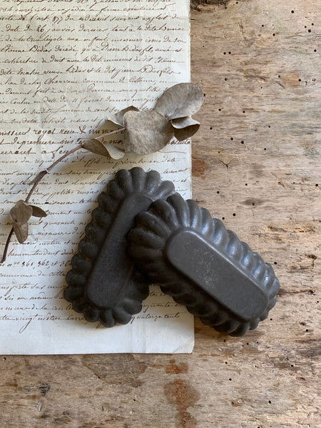 Vintage Fluted Patisserie Moulds