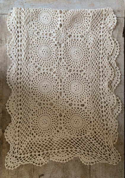 Vintage French Lace Table Runner