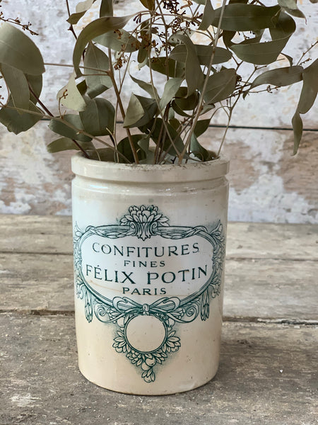 Vintage French Felix Potin Jar