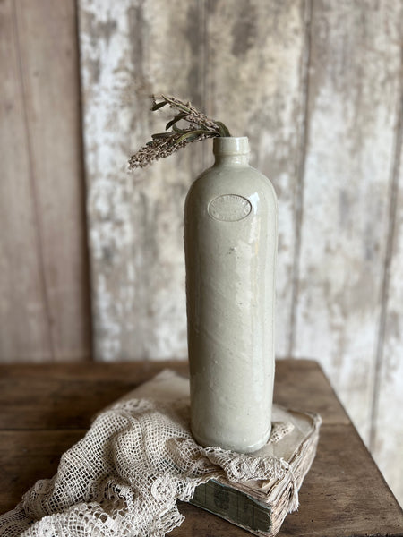 Large Vintage Stoneware Bottle
