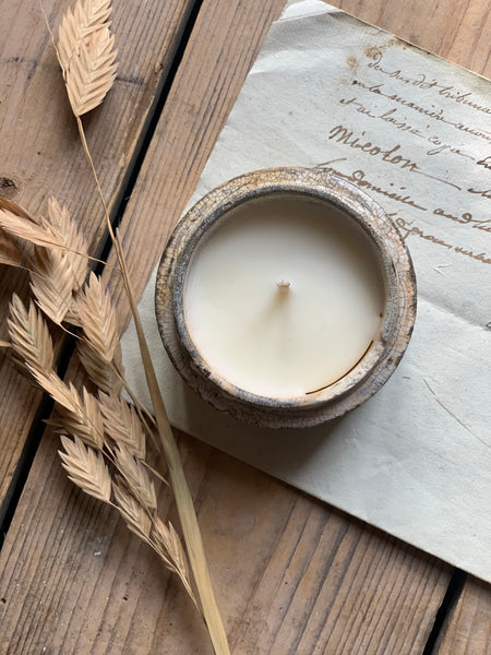 Small Vintage Paste Pot Candle in Earl Grey & Cucumber