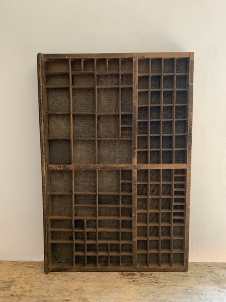 Large Vintage Printers Tray