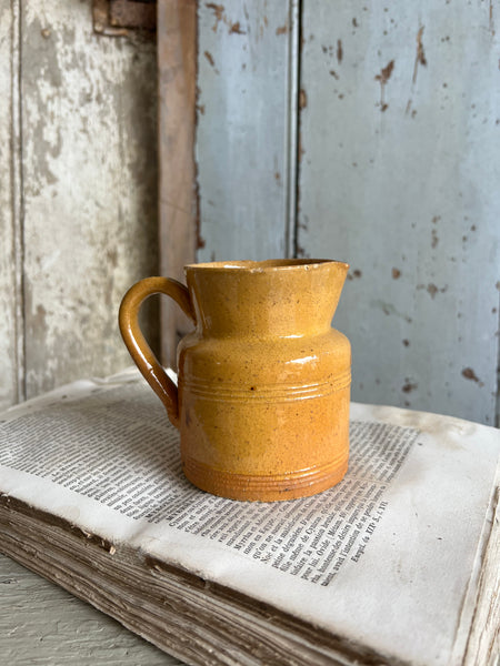 Vintage French Yellow Jug