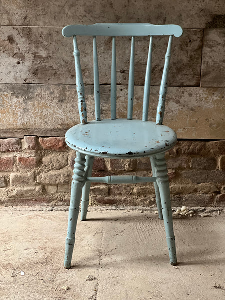 Chippy Paint Turquoise Vintage Chair