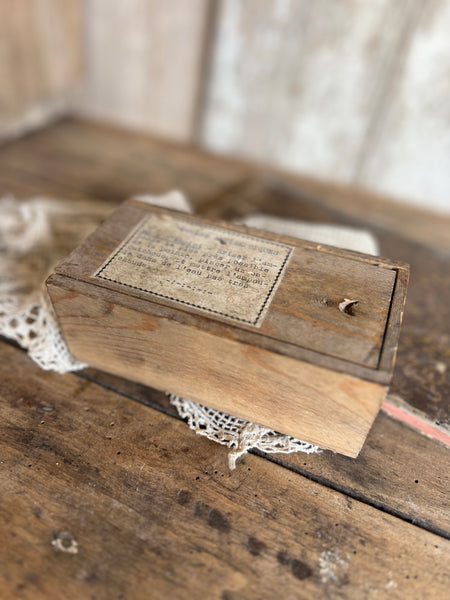 Sweet Rustic French Box