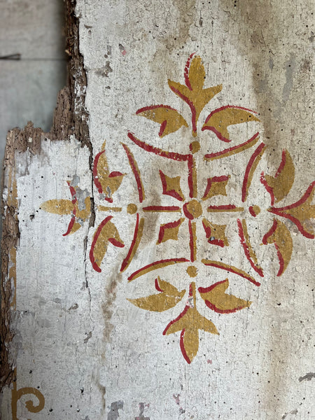 Small 17th Century Wooden Ceiling Board