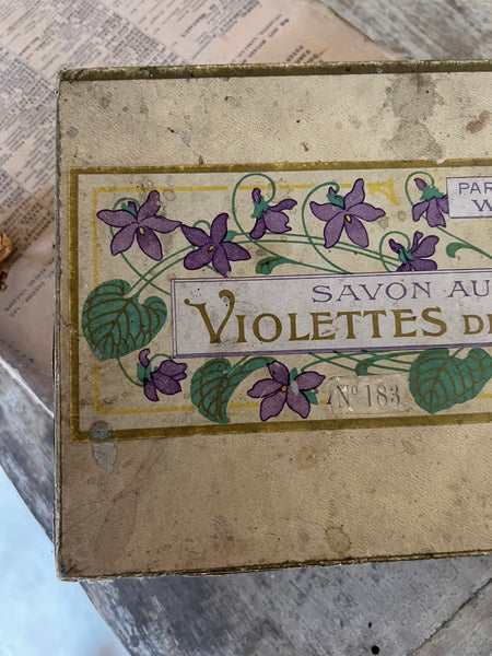Vintage Violet Soap Box