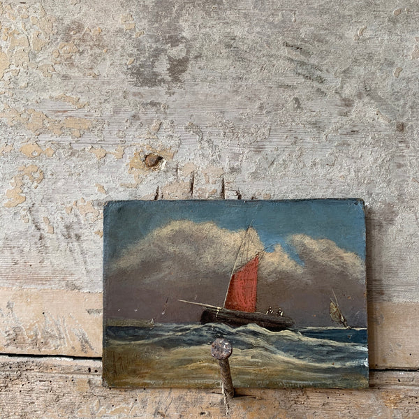 Small Boat Painting