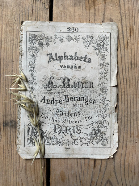 French Alphabet Sampler Book