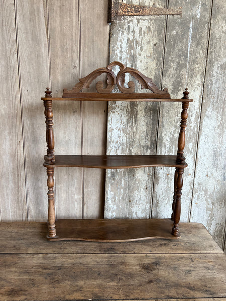 Sweet little vintage shelf unit