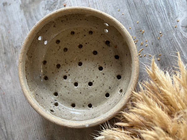 Gorgeous Stoneware Strainer