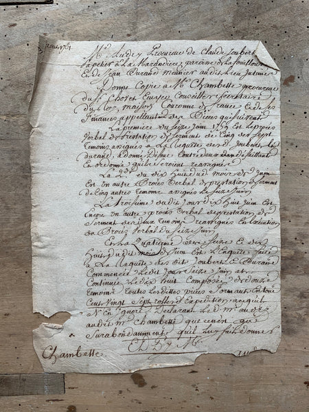 Early 19th Century French Letter