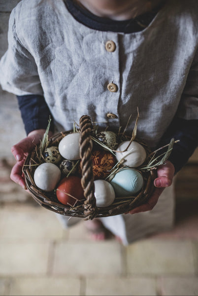 Vintage Handled Basket