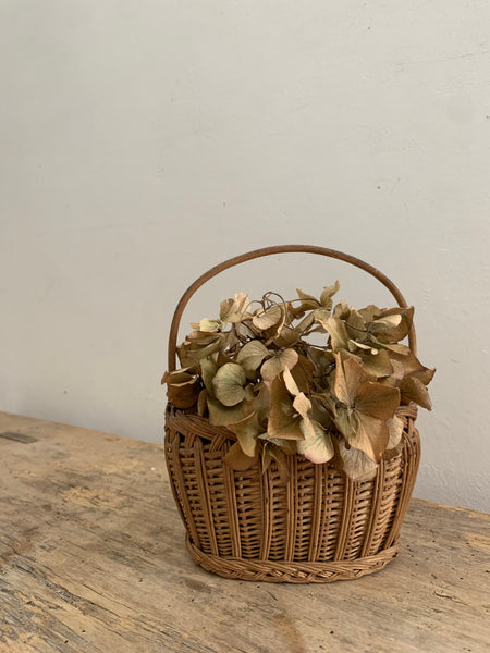Miniature Vintage Handled Basket
