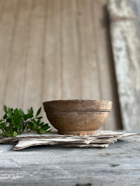 Vintage French Handthrown Bowl