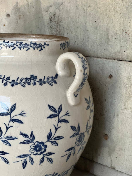 Stunning Blue and White French Floral Confit