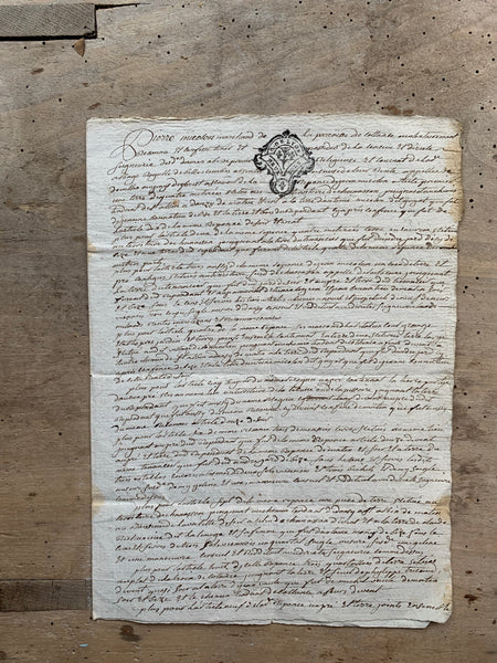 19th Century French Letter