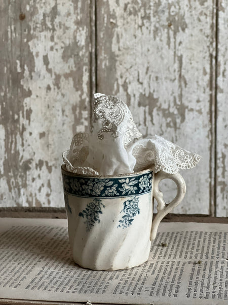 Mini Floral Transferware Cup