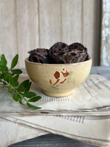 Sweet French Painted Bowl