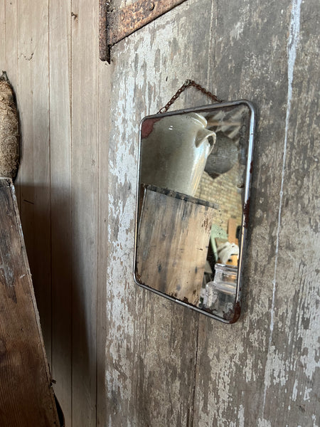 Rustic French Foxed Mirror