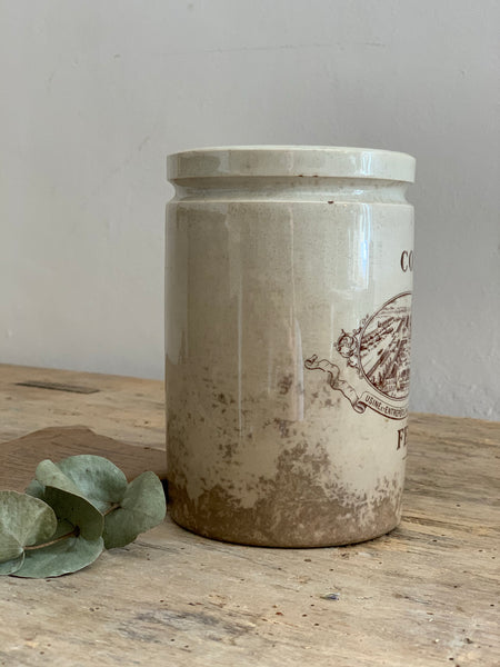 Vintage French Felix Potin Jar