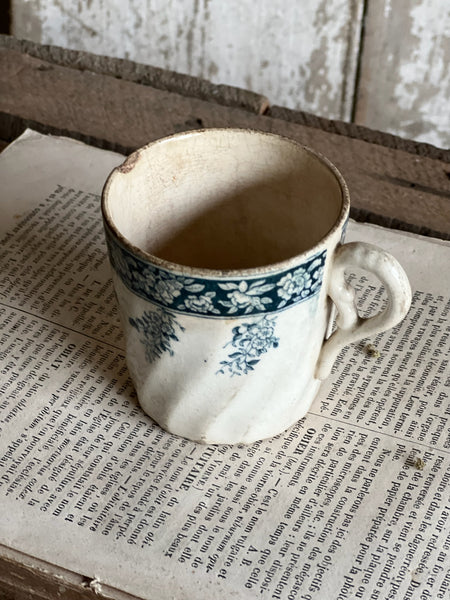 Mini Floral Transferware Cup