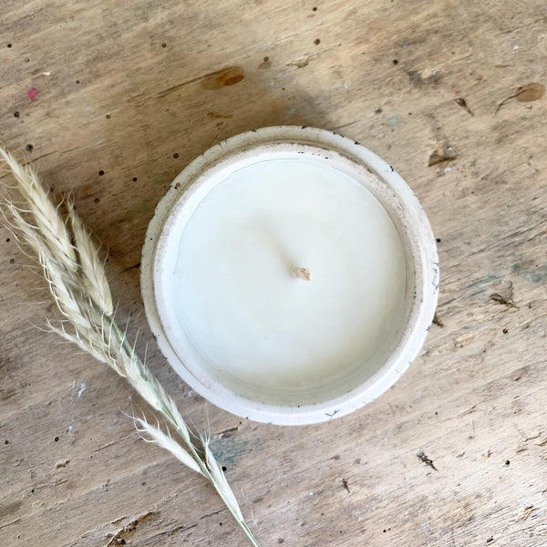 Vintage Paste Pot Candle in Sea Salt & Woodsage