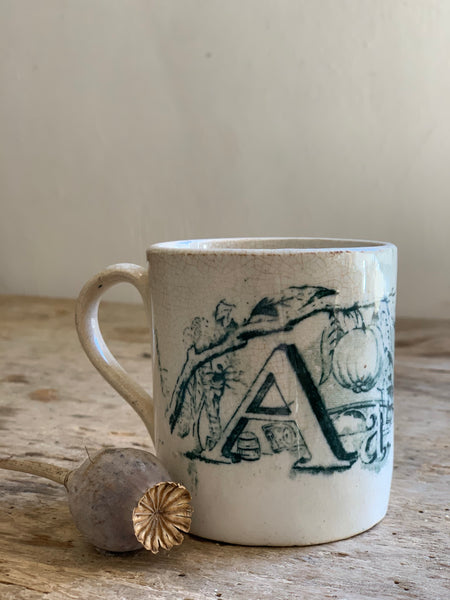 Victorian Alphabet Mug (A&B)