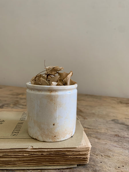 Antique Crazed Stoneware Pot