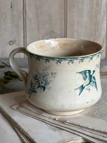 Large Transferware Cup