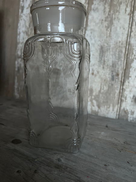 Vintage French Glass Jar