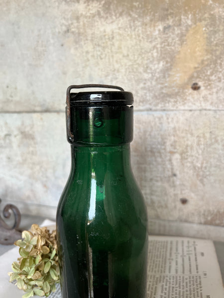Vintage Green French Bottle