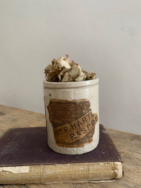 Small Hartleys Vintage Jam Jar with Original Labelling