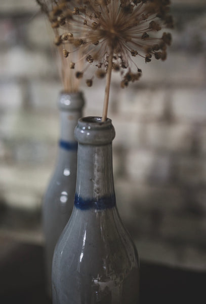 Gorgeous French Vintage Stoneware Bottles