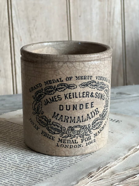 Vintage James Keiller & Son Marmalade Jar