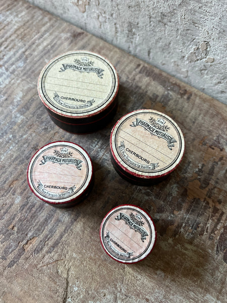 Vintage French Pharmacy Pill Boxes