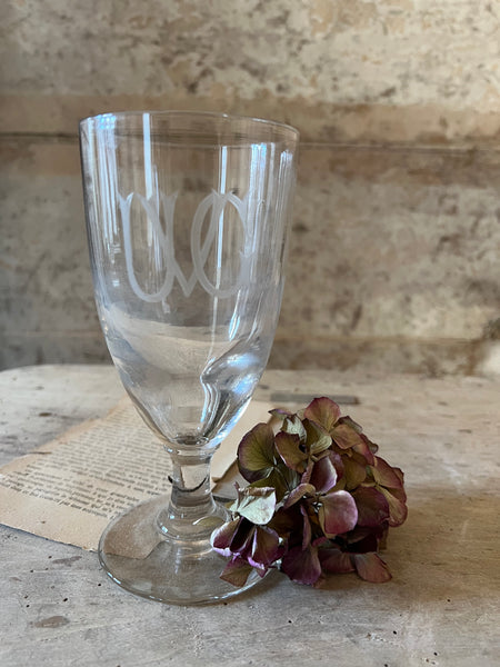 Monogrammed "UVG" Glassware