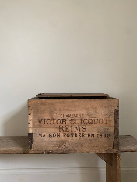 Vintage Victor Clicquot Reims Champagne Crate