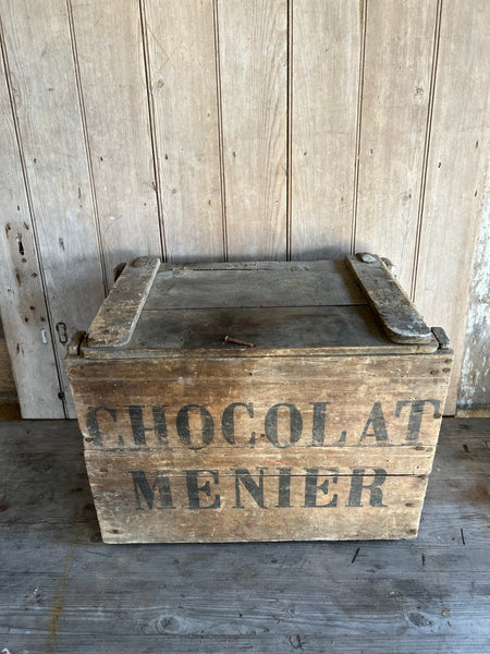 Vintage Chocolat Menier Crate