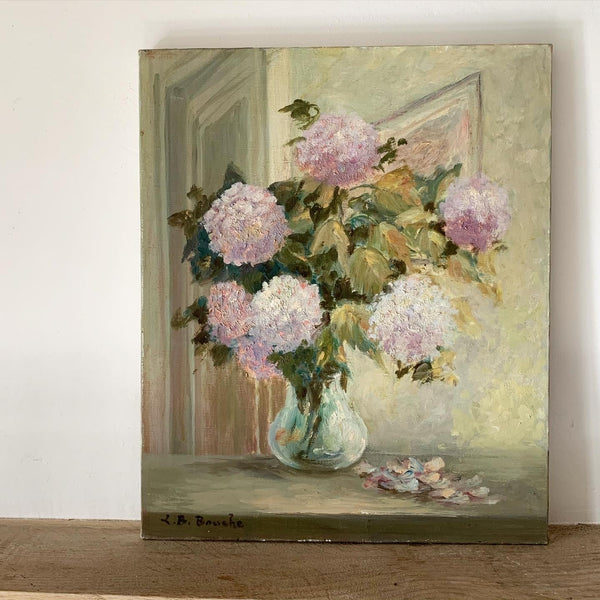 French Floral Oil Painting