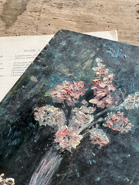 Small French Floral Oil Painting