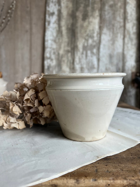 Conical French Creil Et Montereau Antique Pot