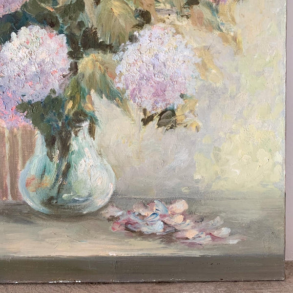 French Floral Oil Painting