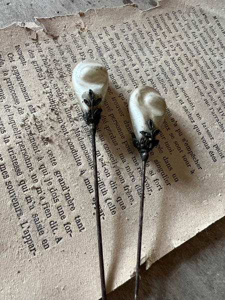 Pair of beautiful hat pins