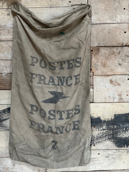 French Vintage Postal Sack Rustic