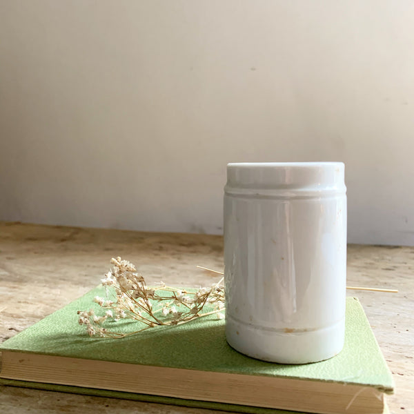 Vintage White British ink pot