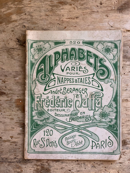 Vintage French Alphabet Booklets
