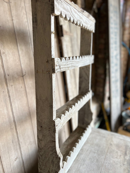 Vintage French Chippy Paint Shelves